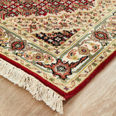 The Handmade Collection 147 x 74cm Persian Hand-Knotted Wool Mahi Rug