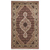 The Handmade Collection 142 x 72cm Persian Hand-Knotted Wool Mahi Rug