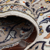 The Handmade Collection Natural Hand-Knotted Wool Kashan Rug