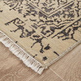 The Handmade Collection Brown Hand-Knotted Wool Rug