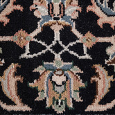 The Handmade Collection Black Nain Hand-Knotted Wool Runner