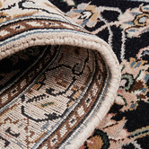 The Handmade Collection Black Nain Hand-Knotted Wool Runner