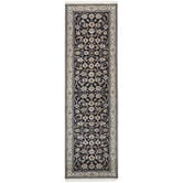 The Handmade Collection Black Nain Hand-Knotted Wool Runner