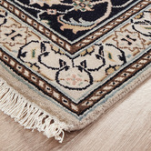 The Handmade Collection Black Nain Hand-Knotted Wool Runner