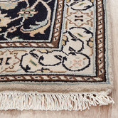 The Handmade Collection Black Nain Hand-Knotted Wool Runner