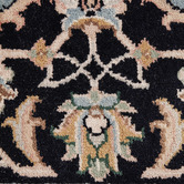 The Handmade Collection Black Nain Hand-Knotted Wool Runner