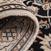 The Handmade Collection Black Nain Hand-Knotted Wool Runner