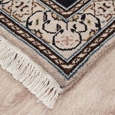 The Handmade Collection Black Nain Hand-Knotted Wool Runner