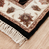 The Handmade Collection Black Narayan Hand-Knotted Wool Runner