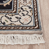 The Handmade Collection Black Nain Hand-Knotted Wool Runner