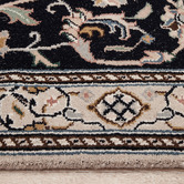 The Handmade Collection Black Nain Hand-Knotted Wool Runner