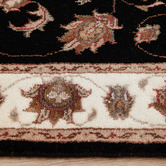 The Handmade Collection Black Narayan Hand-Knotted Wool Runner