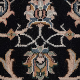 The Handmade Collection Black Nain Hand-Knotted Wool Runner