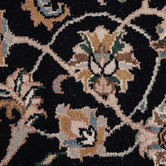 The Handmade Collection Black Nain Hand-Knotted Wool Runner