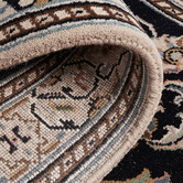 The Handmade Collection Black Nain Hand-Knotted Wool Runner