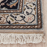 The Handmade Collection Black Nain Hand-Knotted Wool Runner
