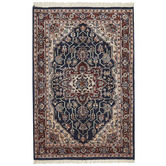 The Handmade Collection Cream Jaypor Hand-Knotted Wool Rug