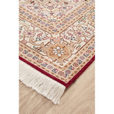 The Handmade Collection Red Raj Hand-Knotted Wool Rug