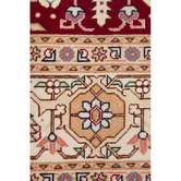 The Handmade Collection Red Raj Hand-Knotted Wool Rug