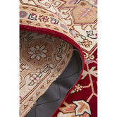 The Handmade Collection Red Raj Hand-Knotted Wool Rug