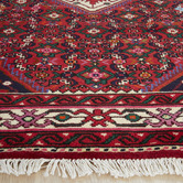 The Handmade Collection Red Amin Hand-Knotted Wool Persian Rug