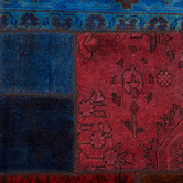The Handmade Collection Farnaka Patchwork Hand-Knotted Wool Persian Rug