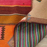 The Handmade Collection Barsine Patchwork Hand-Knotted Wool Persian Rug