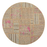 The Handmade Collection Majidi Hand-Knotted Wool Round Kilim Rug