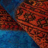 The Handmade Collection Falil Patchwork Hand-Knotted Wool Round Persian Rug