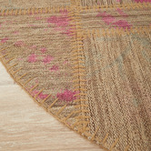 The Handmade Collection Majidi Hand-Knotted Wool Round Kilim Rug
