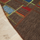 The Handmade Collection Pakur Hand-Knotted Wool Round Kilim Rug