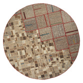 The Handmade Collection Sear Hand-Knotted Wool Round Kilim Rug