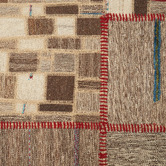 The Handmade Collection Sear Hand-Knotted Wool Round Kilim Rug