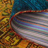 The Handmade Collection Tali Patchwork Hand-Knotted Wool Round Persian Rug