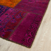 The Handmade Collection Jamaspa Patchwork Hand-Knotted Wool Persian Rug
