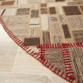 The Handmade Collection Sear Hand-Knotted Wool Round Kilim Rug