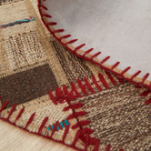 The Handmade Collection Sear Hand-Knotted Wool Round Kilim Rug