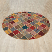 The Handmade Collection Sennen Hand-Knotted Wool Round Kilim Rug