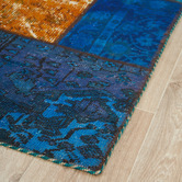 The Handmade Collection Farbod Patchwork Hand-Knotted Wool Persian Rug