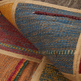 The Handmade Collection Sennen Hand-Knotted Wool Round Kilim Rug