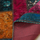 The Handmade Collection Farbod Patchwork Hand-Knotted Wool Persian Rug