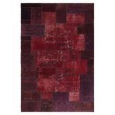 The Handmade Collection Palmer Patchwork Hand-Knotted Wool Persian Rug