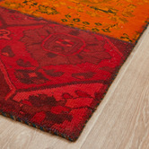 The Handmade Collection Marie Patchwork Hand-Knotted Wool Persian Rug