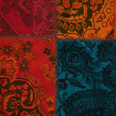 The Handmade Collection Marie Patchwork Hand-Knotted Wool Persian Rug