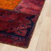 The Handmade Collection Abel Patchwork Hand-Knotted Wool Persian Rug