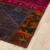 The Handmade Collection Jasmin Patchwork Hand-Knotted Wool Persian Rug
