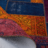 The Handmade Collection Abel Patchwork Hand-Knotted Wool Persian Rug