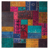 The Handmade Collection Hampton Patchwork Hand-Knotted Wool Persian Rug