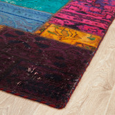 The Handmade Collection Hampton Patchwork Hand-Knotted Wool Persian Rug