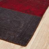 The Handmade Collection Valentine Patchwork Hand-Knotted Wool Persian Rug